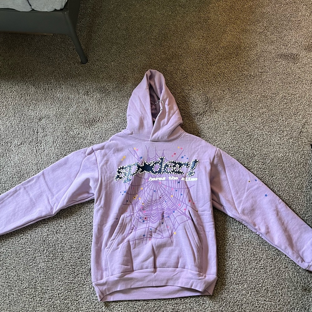 Spider hoodie acai